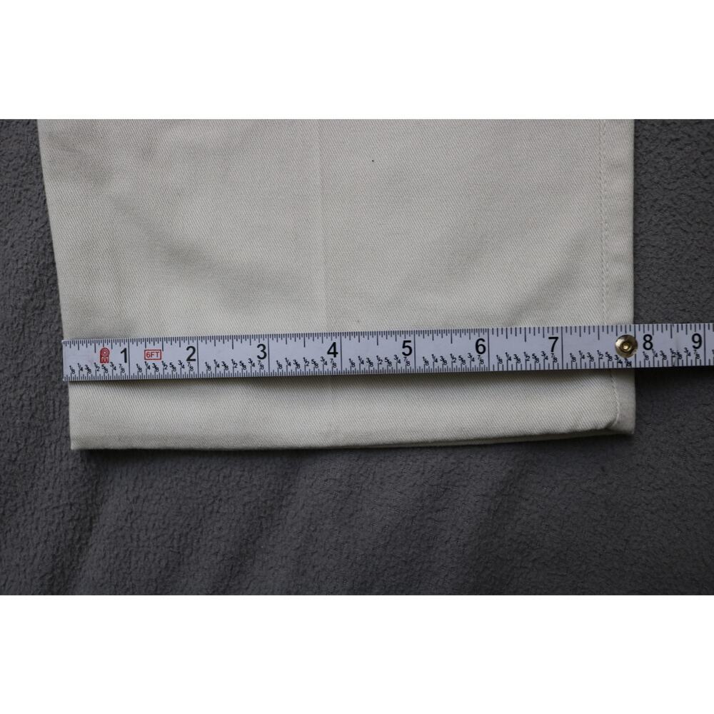 DOCKERS Pleated Khakis Men 32x30 Beige 100 Cotton Classic No Wrinkle Made In USA - Picture 8 of 15